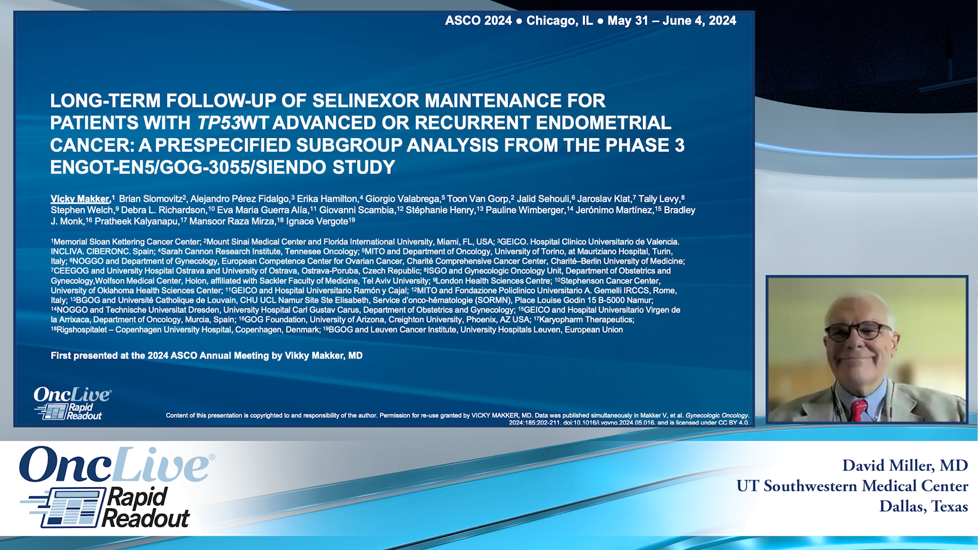 Long-term Follow-up of Selinexor Maintenance for Patients With TP53wt Advanced or Recurrent Endometrial Cancer: A Prespecified Subgroup Analysis From the Phase 3 ENGOT-EN5/GOG-3055/SIENDO Study