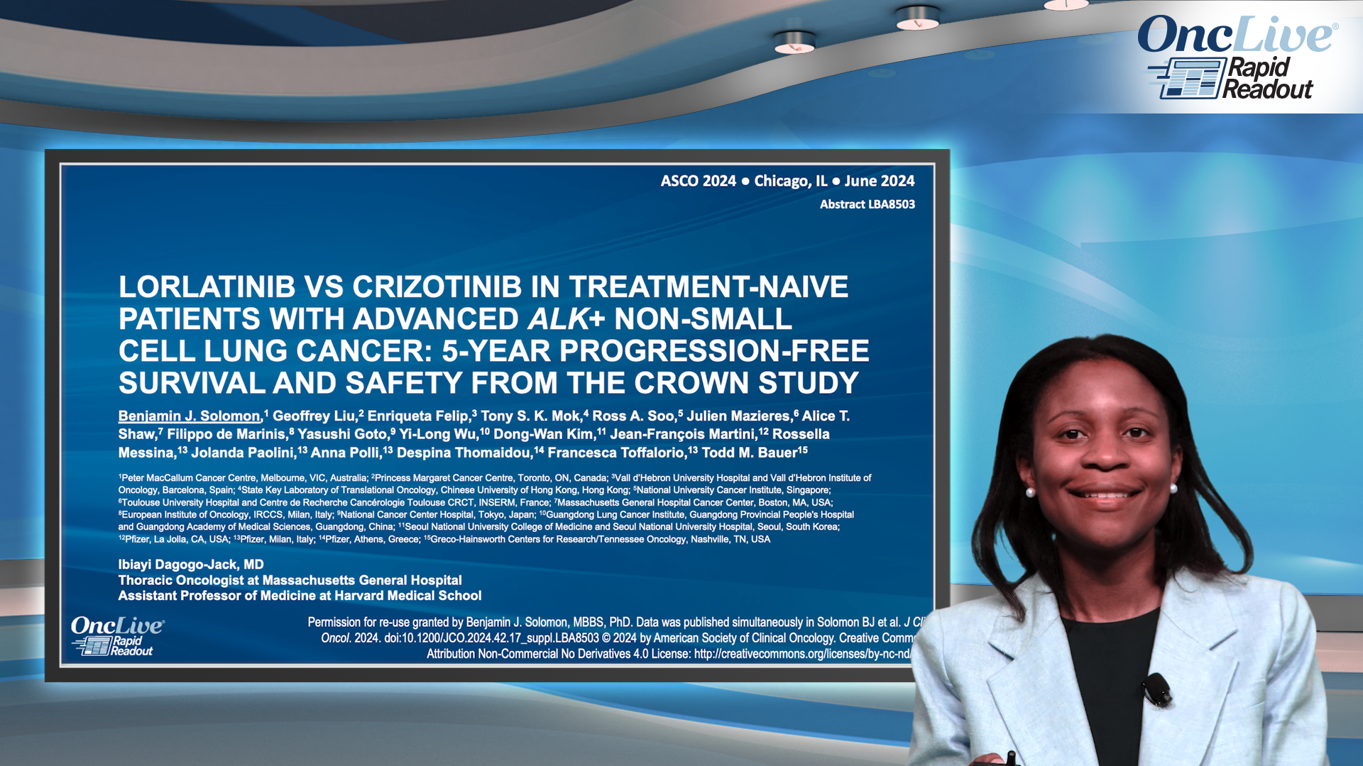Lorlatinib vs Crizotinib in Treatment-Naive Patients With Advanced ALK+ Non-Small Cell Lung Cancer: 5-Year Progression-Free Survival and Safety From the CROWN Study