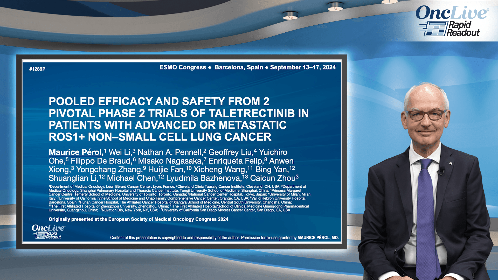 Pooled Efficacy and Safety From 2 Pivotal Phase 2 Trials of Taletrectinib in Patients With Advanced or Metastatic ROS1+ Non–Small Cell Lung Cancer